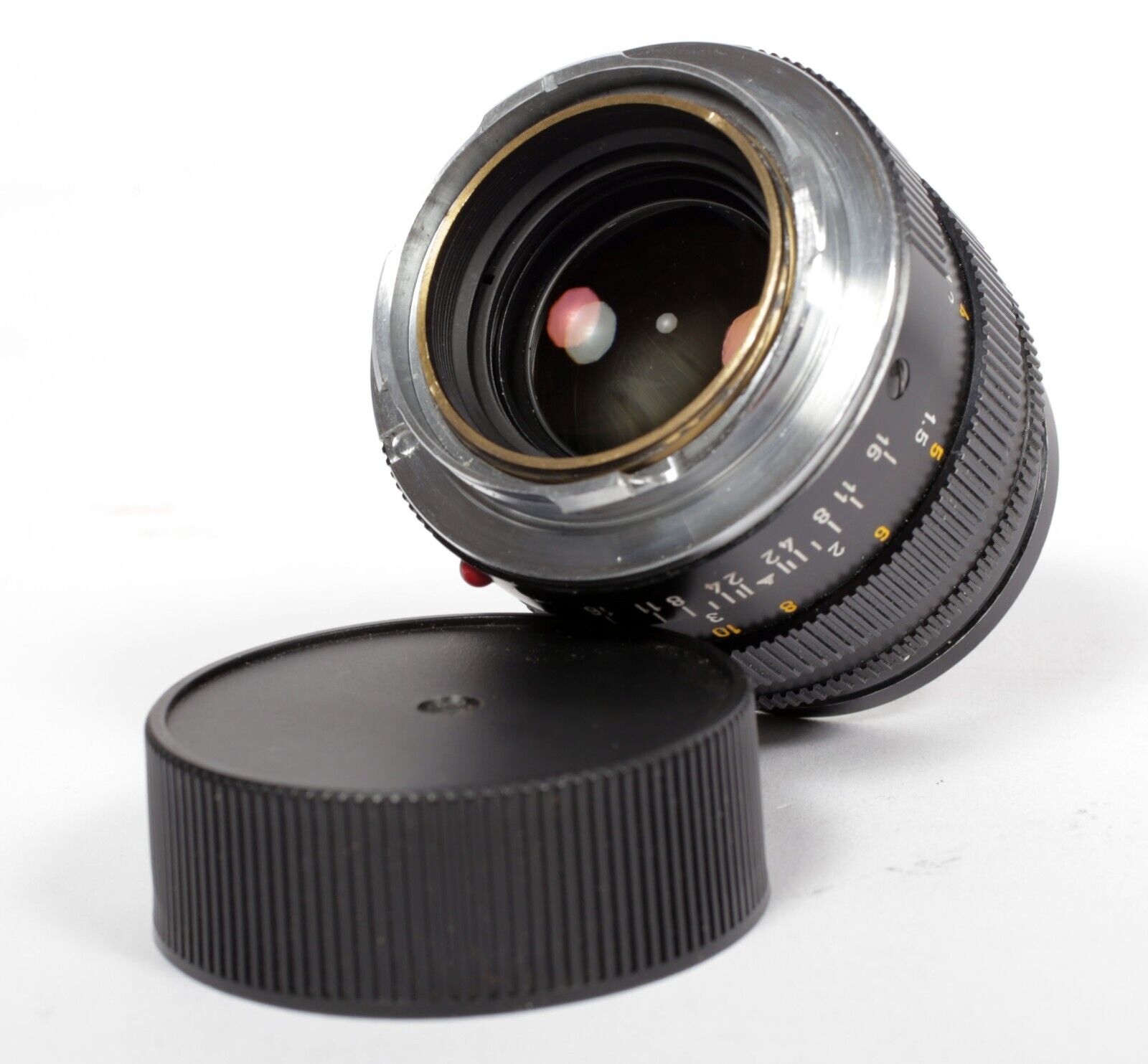 Leica Leitz Summilux M 50mm F1.4 lens V2 E43 + 12586 shade #309 